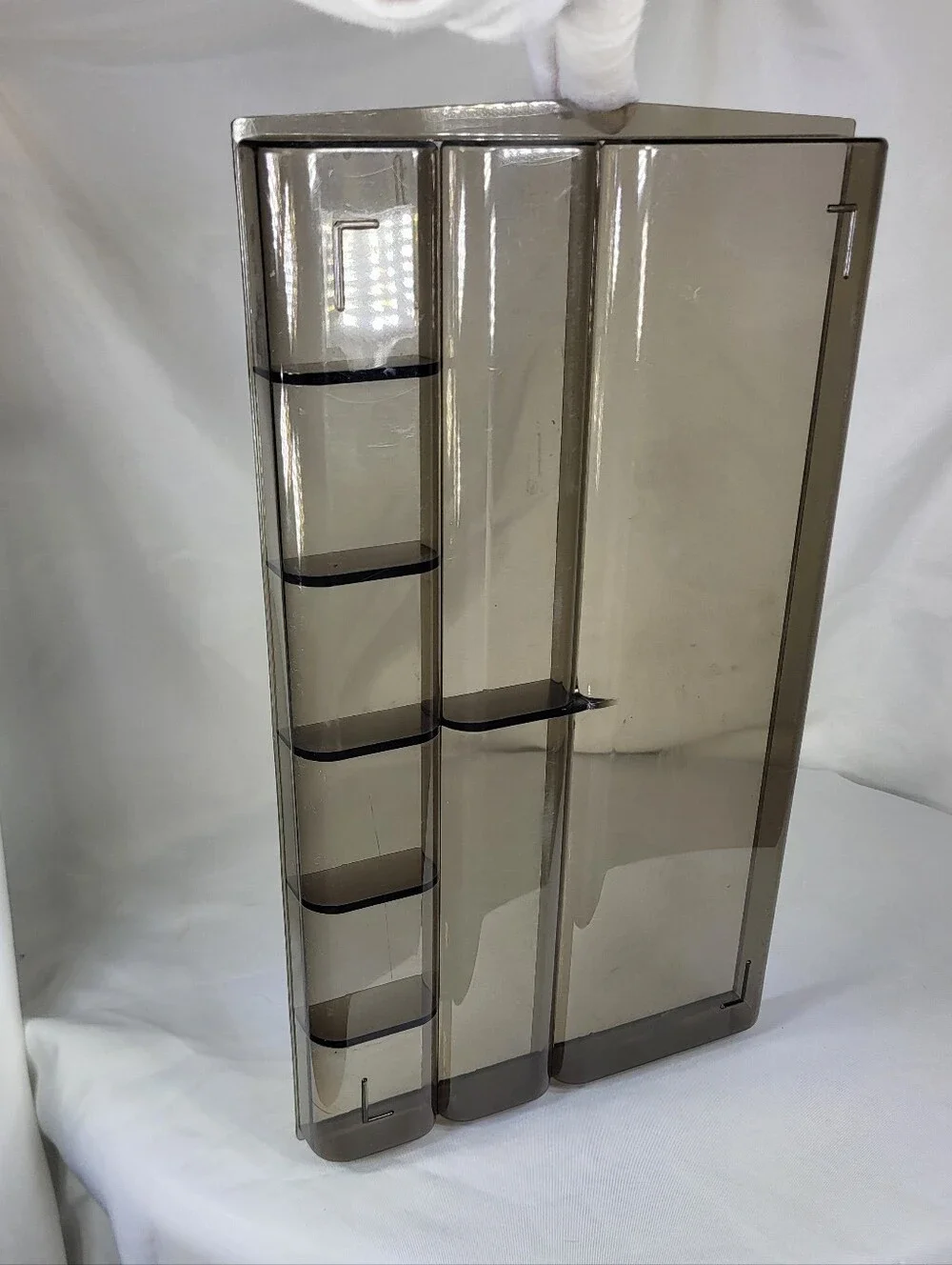 Brown Plastic Home Drawer Organizer Storage Bin